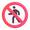 no pedestrians emoji